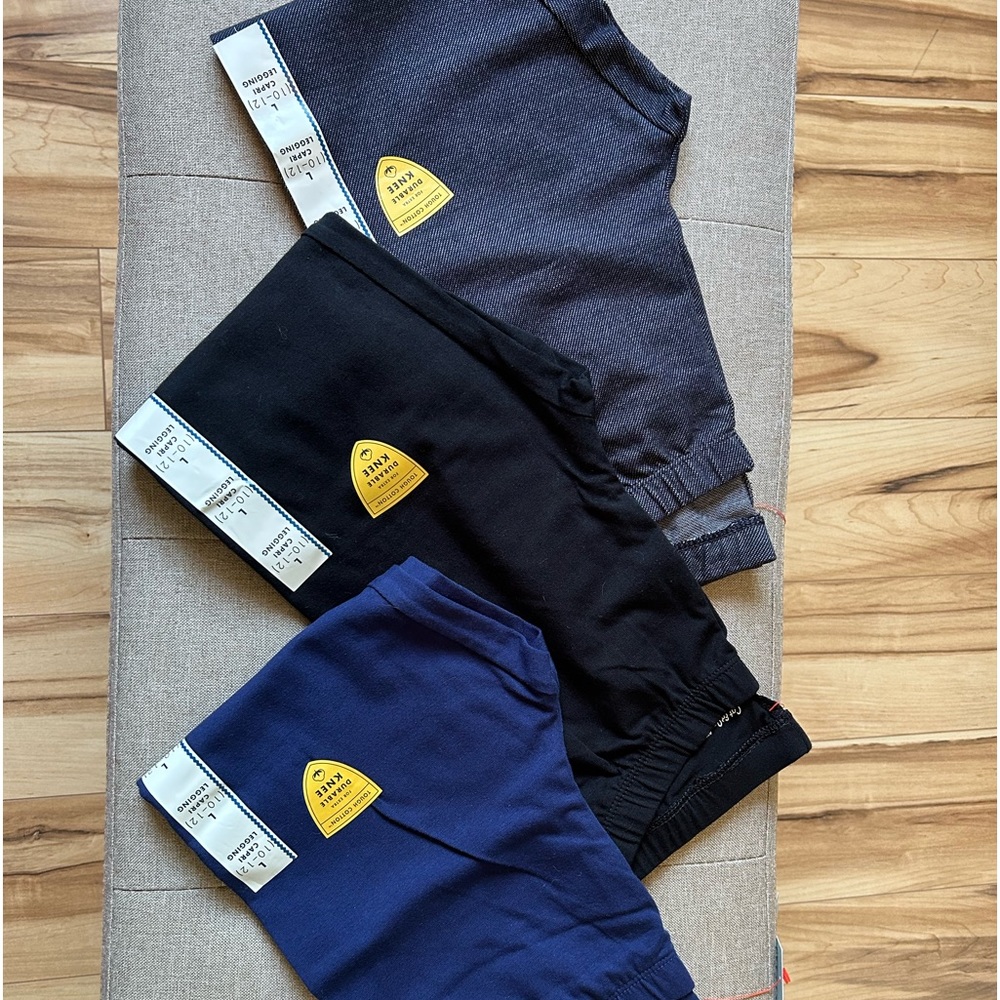 Cat & Jack capri leggings (3 pack)